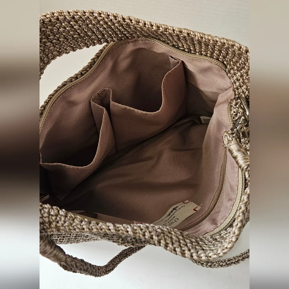 The Sak Linden Crochet Lotus Convertible‎ Crossbody Bag - Picture 6 of 8